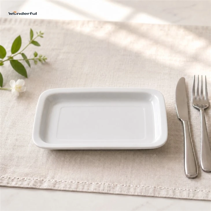 Classic White Porcelain Butter Dish With Lidt best